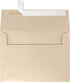 LUXPaper A7 Invitation Envelopes | Peel & Press | 5 1/4" x 7 1/4" | Taupe Metallic | 80lb. Text | 50 Qty...