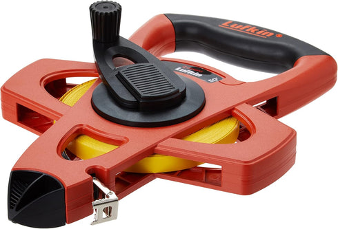 Crescent Lufkin 1/2" x 50' Hi-Viz Orange Fiberglass Tape Measure - FE050...