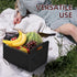12 Bottle Wine Carrier, Collapsible Wine Bottle Storage Box Premium Felt Liquor Bottle Tote with Handles for Travel/Party/Picnic/Vacation, Black...