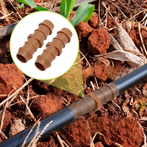 36 Pieces/Set Drip Irrigation Connectors Cross Tee Straight Connector Kit Garden Watering System Hose Fittings...