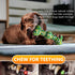 Dog Chew Toy for Aggressive Chewers Large Breed - Tough Durable Dog Toys for Medium/Large Dogs - Indestructible Natural Rubber Bone Toys for Teeth...