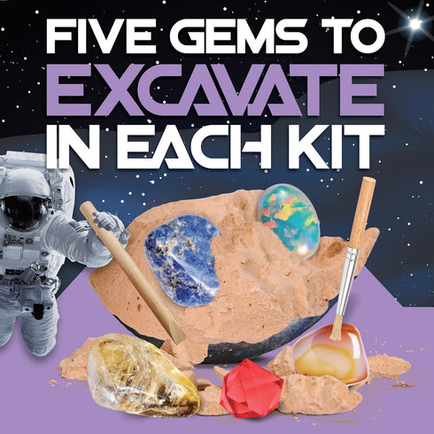 Cosmic Dig Kit by Big Discoveries - Explore The Planets of The Solar System with Gem & Fossil Excavation Kits for Kids | STEM Toy Science Dig Kits...