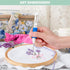 Embroidery Kit for Beginners Adults - Punch Needle Embroidery Kits 100 Colors Thread Sewing Kit for Adults Knitting Tool Kit Set Craft Organizer -...