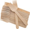 Disposable Wooden Forks -Pack of 100, 6.5" Length-Biodegradable, Natural Wooden Utensils, Great for Parties,Camping,Weddings&Dinner Events (Forks)...