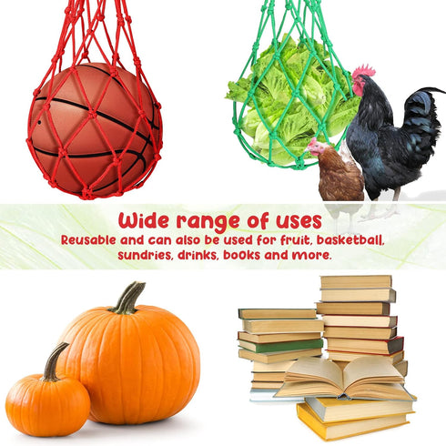 Nuenen 6 Pcs Watermelon Net Melon Hammock Melon Cradle Plant and Garden Supports Pumpkin Support Hanging Bag Protects Watermelons, Honeydew, Squas...