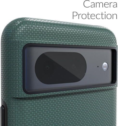 Crave Google Pixel 8 Case - Dual Guard Shockproof Protection Secure Layered Pixel 8 Phone Case, Forest Green......