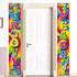 Blulu 60's Party Scene Setters Hippie Wall Decoration, 60s Porch Sign Groovy Party Door Sign for 1980s Theme Rock Star Birthday Decoration Rainbow...