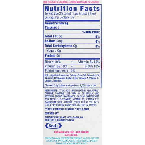 Crystal Light Energy Strawberry On-The-Go Powdered Drink Mix 30 Count...