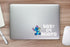 Rainbow Animated Design Cute Baby on Board Funny Little Super Hero Windows Truck Van Cars Laptop 2 Parts Stickers...
