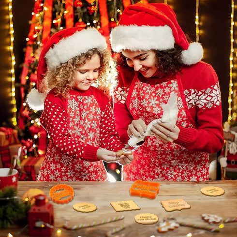 12 Pieces Funny Cookie Moulds for Baking, Cookie Moulds with Sayings Cuss Words Cutters Form with Fun and Irreverent Phrases Wish Words for Kitche...