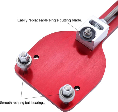 77750 Oil Filter Cutter Billet Aluminum Universal Oil Filter Cutter Tool 2-3/8" - 5" Cutting Range...