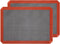 Perforated Silicone Baking Mats, 2 PCS Eclair Silicone Mat for Half Sheet?Tray Pan Liners Perfect Bakeware for Making Cookies, Macarons, Bread and...