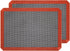 Perforated Silicone Baking Mats, 2 PCS Eclair Silicone Mat for Half Sheet?Tray Pan Liners Perfect Bakeware for Making Cookies, Macarons, Bread and...