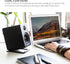 Kanto S2 Tilted Desktop Speaker Stands for Small Speakers & Compact 2”-3” Studio Monitors | Supports 6 lbs | Damping Foam Padding | Pair | Black...