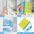 2 Pcs Window Venetian Blind Cleaner Duster Tool Washable 7 Fingers Dusting Cleaner and Air Vent Shutter Brush Blinds Air Conditioner Fan Duster Di...