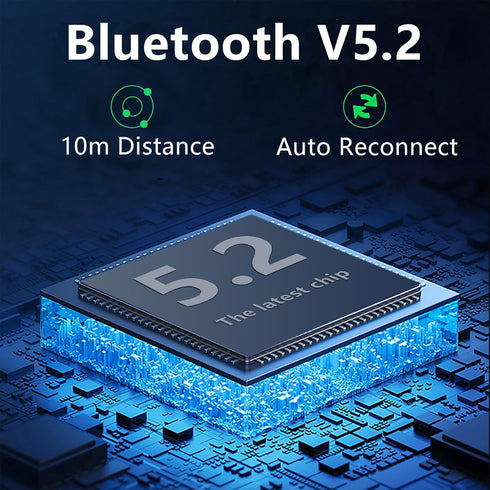 Newest Bluetooth 5.2 Adapter 3.5mm Jack Aux Dongle, 2-in-1 Wireless Transmitter/Receiver for TV Audio, Projector, PC, Headphone, Car, Speaker, Boa...