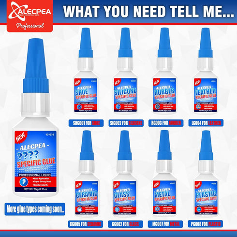 20g Leather Glue - Strong Bond for Repair & DIY, Permanent Clear Fabric Adhesive for Shoes, Bags, Furniture...