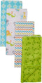 Luvable Friends Unisex Baby Cotton Flannel Burp Cloths, Abc, One Size...
