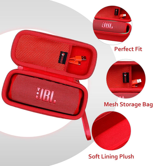 XANAD Hard Case for JBL FLIP 6 or FLIP 5 or FLIP 4 or FLIP Essential or Sono Roam 2/1 Waterproof Portable Bluetooth Speaker- Travel Carrying Stora...