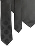 Stylish Neck Tie with Matching Pocket Square - Traditional Elegance for Every Occasion! Modern Slim Black...