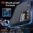 for Samsung Galaxy A15 5G Case, Full Body Heavy Duty Rugged Shockproof Protective Phone Cover with Lanyard Strap, Tempered Glass Screen Protector ...