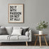 Posterizer 1 pcs-do it with passion or not at all-Motivational & Inspirational Art-Decor for Home & Office- UNFRAMED Wall Art...