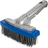 BlueStars Heavy Duty 5in Swimming Pool Brush with Stainless Steel Bristle Wire and Aluminium Handle 5" - Suitable for Tackling Stubborn Stains on ...