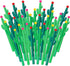 36 Pack Cactus Shaped Roller Pens Novelty Cactus Plant Gel Ink Pens Cactus Shaped Ballpoint Black Cactus Gel Ink Rollerball Pen with Flower for Su...