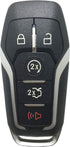Smart Key Fob Shell Case Fit for Ford Fusion Mustang Explorer Edge 5 Buttons Keyless Entry Remote Key Fob Cover Housing...