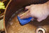 Sinkology SSCRUB-101-3 Breeze Non-Scratch and Odor Resistant Silicone Scrubber Package of 3 Sponges, Blue, 3 Piece...