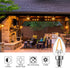 DORESshop C7 Mini Candelabra LED Bulb, LED Filament Night Bulb, Christmas Light Bulbs, 2W (20W Equivalent), E12 Candelabra Base, No Dimmable, Perf...