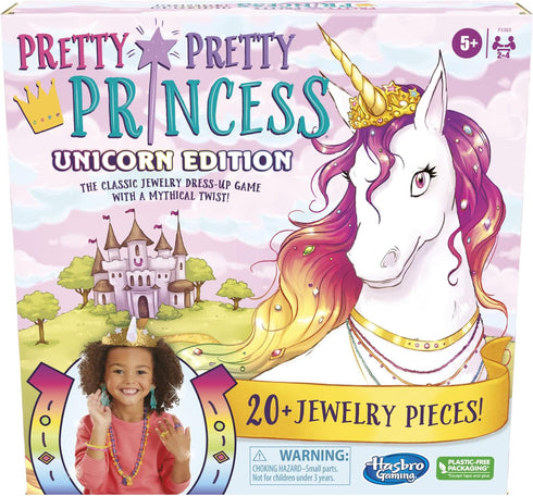 Hasbro Gaming Pretty Princess Unicorn Edition Board Game, includes 20 Pieces (Amazon Exclusive)...