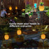 Garden Decor Solar Stake Lights - 2 Pack Outdoor Pineapple Waterproof Lights Pathway Yard Lawn Walkway Decoration...