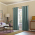 Sun Zero Easton Energy Saving Blackout Grommet Curtain Panel, 40" x 95", Mineral...