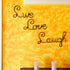 Super Z Outlet Live Love Laugh Set 3 Wall Mount Metal Wall Word Sculpture, Wall Decor...