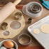 Mrs. Anderson’s Baking Cookie Fondant Cutters, Graduated Round, Stainless Steel, 10-Piece Set with Storage Container...