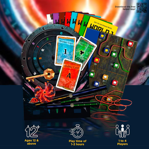 Exit: The Gate Between Worlds | Exit: The Game - A Kosmos Game | Family-Friendly, Card-Based at-Home Escape Room Experience for 1 to 4 Players, Ag...