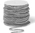 33FT Stainless Steel Curb Chain Roll, 5mm 304 Stainless Steel Flat Twisted Links Curb Chains Bulk Spool for Jewelry Making Necklace DIY Craft...