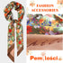 59" Long Silk Like Scarf Fashion Hair Head Scarf for Women Satin Head Hair Handbag Scarf Belt Purse Accessories…...