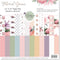 Matty's Crafting Joy Floral Grace 12x12 Double Sided Scrapbook Cardstock Paper Pad, 24 Floral Designer Patterned Paper Pack...