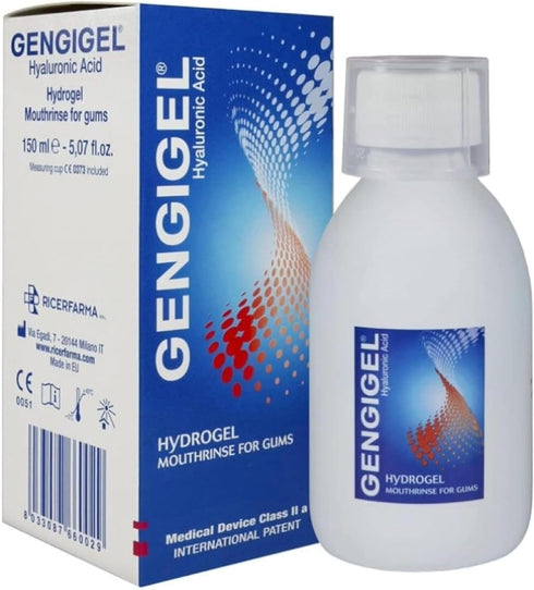 Hyaluronic Acid Mouthrinse (150 ml), Oral Care Solution for Gum Health, Reduces Discomfort & Promotes Healing, Relieves Gum Recession & Gingivitis...
