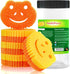 SmilePowo 5 Pack Scrub Sponge, Dual-Sided Temperature Controlled Kitchen Sponge for Dishes, Frog Bulk Sponges Household Cleaning Pads,Multi-Functi...