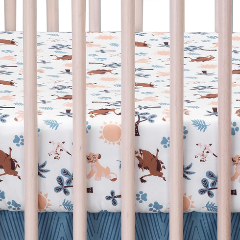 Lambs & Ivy Lion King Adventure Fitted Crib Sheet, Multicolor...