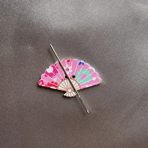 4 Pieces Fan Needle Minders, Magnetic Needle Nanny, Cross Stitch Embroidery Needlework Accessories...