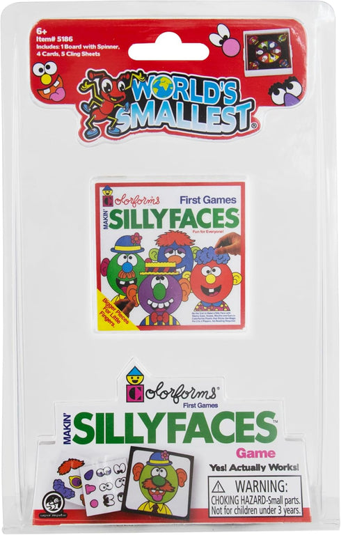 World's Smallest Colorforms Silly Faces...