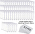 50pcs Labels for Storage Bins Plastic Label Clip, Basket Labels Clip On Wire Shelf Price Label Holder Merchandise Sign Display Holder, 50pcs Label...