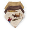 Sweet Jojo Designs Western Cowboy Boy Baby Bandana Bibs Newborn Infant Feeding Drool Red Blue Tan Chocolate Brown and White Wild West Southern Cou...
