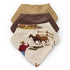 Sweet Jojo Designs Western Cowboy Boy Baby Bandana Bibs Newborn Infant Feeding Drool Red Blue Tan Chocolate Brown and White Wild West Southern Cou...