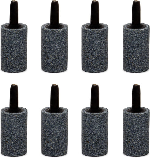 ALEGI Aquarium 1 Inch Air Stone Cylinder Bubbler,Air Stone Accessories for Fish Tank and Hydroponics (8 pcs)...