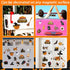 24 Pieces Halloween Refrigerator Magnets Pumpkin Ghost Magnets Halloween Decorative Car Fridge Magnetic Stickers Halloween Magnets Decorations for...
